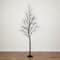 8ft. Pre-Lit Halloween Deluxe Black Twig Artificial Tree with 216 Orange & Purple LED Lights